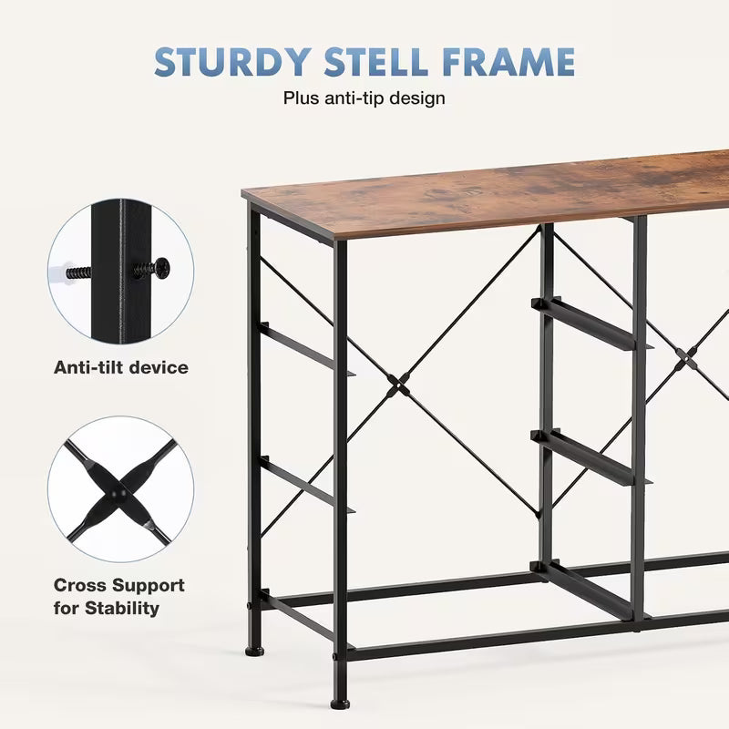 6/7 Drawer Storage Dresser with Wooden Top